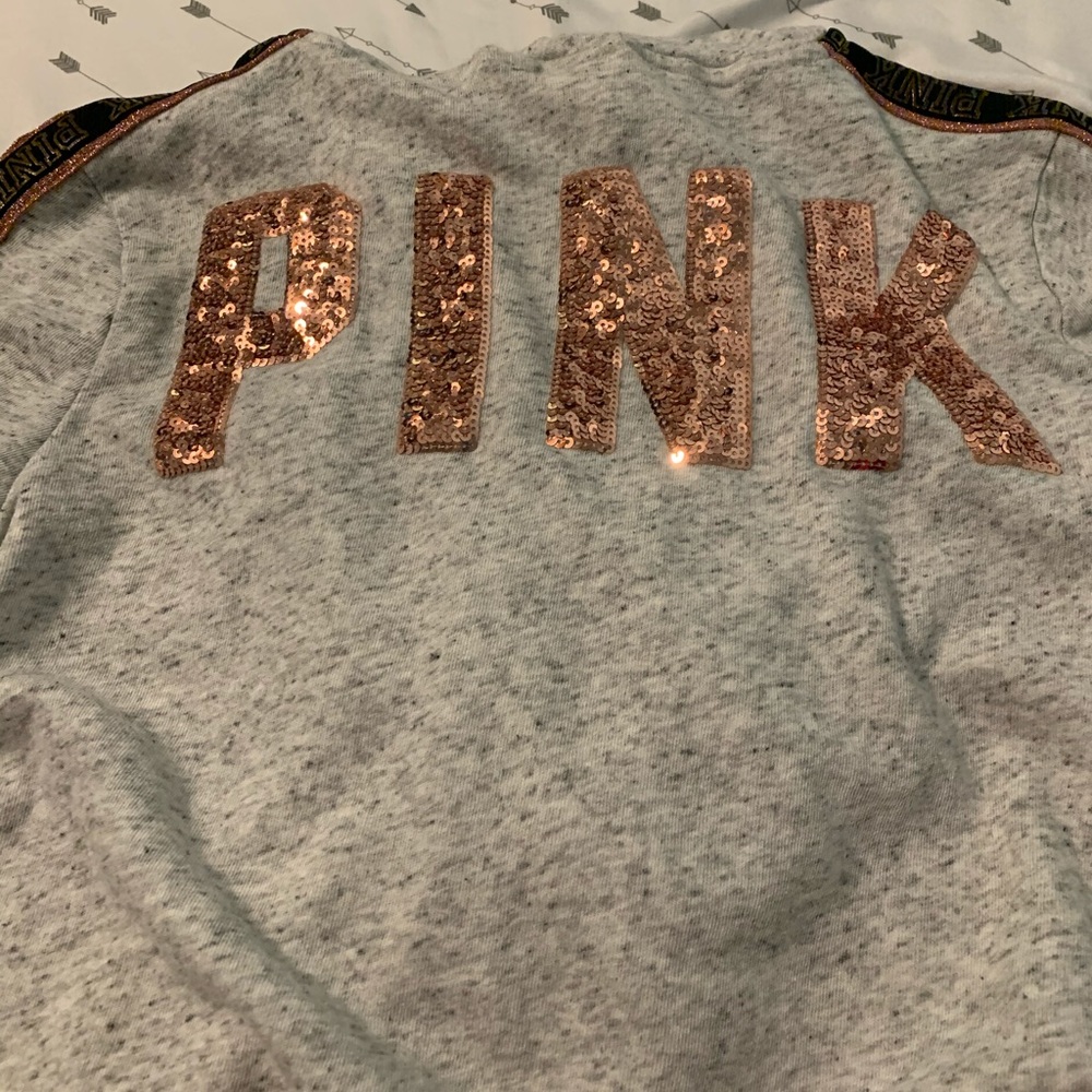 Pink zip-up jacket
